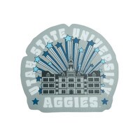 Old Main Starburst Sticker - 4in.
